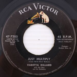 Varetta Dillard - Just Multiply / What'll I Do - 1958 45 rpm 7" Record 47-7285